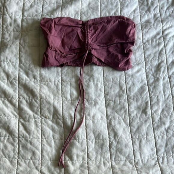Free People Ruched Tube Top - Picture 1 of 7